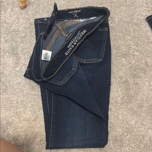 American Eagle Outfitters Men's Dark Blue Jeans